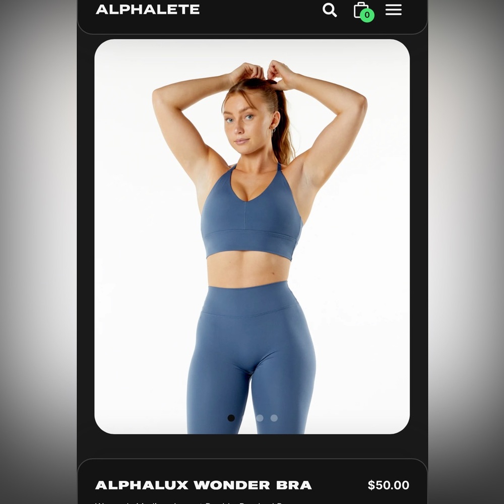 Alphalete sports bra